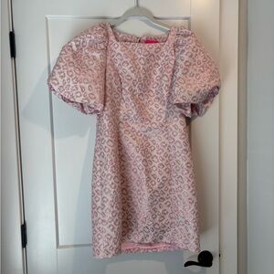 Lilly Pulitzer Pink and White Patterned Dress